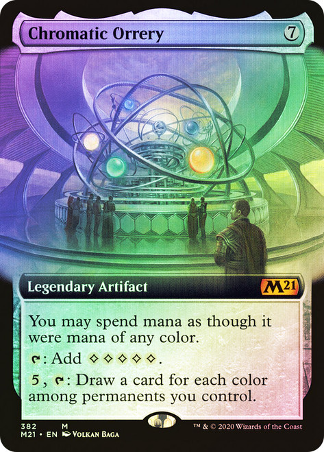 Chromatic Orrery (Extended Art)\nCore Set 2021 - Variants\nSingle\nMagic The Gathering