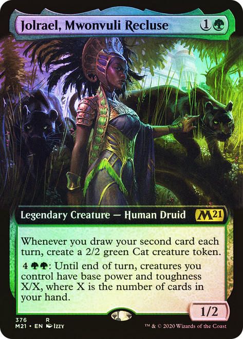 Jolrael, Mwonvuli Recluse (Extended Art)\nCore Set 2021 - Variants\nSingle\nMagic The Gathering