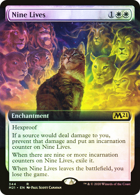 Nine Lives (Extended Art)\nCore Set 2021 - Variants\nSingle\nMagic The Gathering