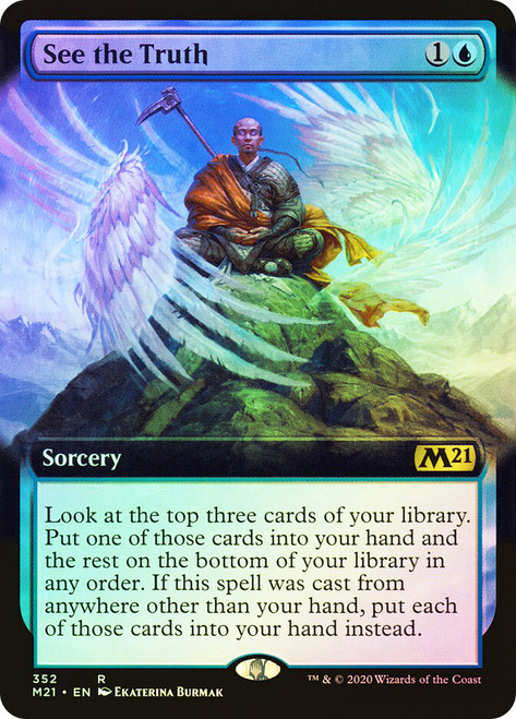 See the Truth (Extended Art)\nCore Set 2021 - Variants\nSingle\nMagic The Gathering