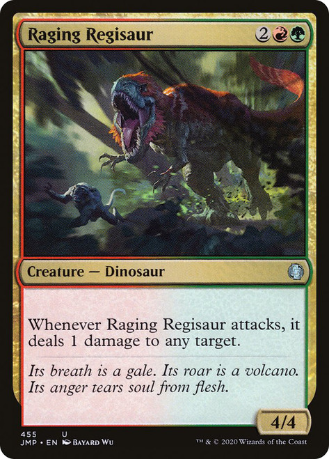 Raging Regisaur\nJumpstart\nSingle\nMagic The Gathering