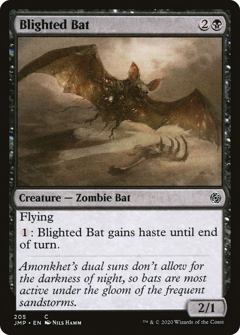 Blighted Bat\nJumpstart\nSingle\nMagic The Gathering
