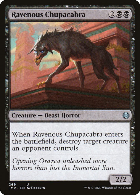 Ravenous Chupacabra\nJumpstart\nSingle\nMagic The Gathering