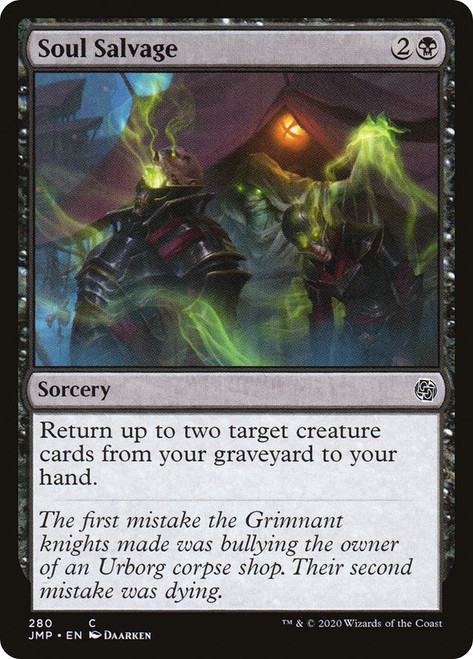 Soul Salvage\nJumpstart\nSingle\nMagic The Gathering