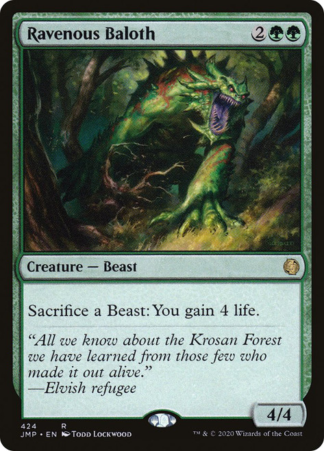 Ravenous Baloth\nJumpstart\nSingle\nMagic The Gathering