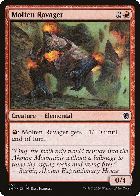 Molten Ravager\nJumpstart\nSingle\nMagic The Gathering