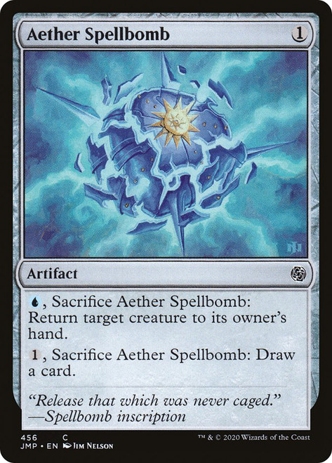 Aether Spellbomb\nJumpstart\nSingle\nMagic The Gathering