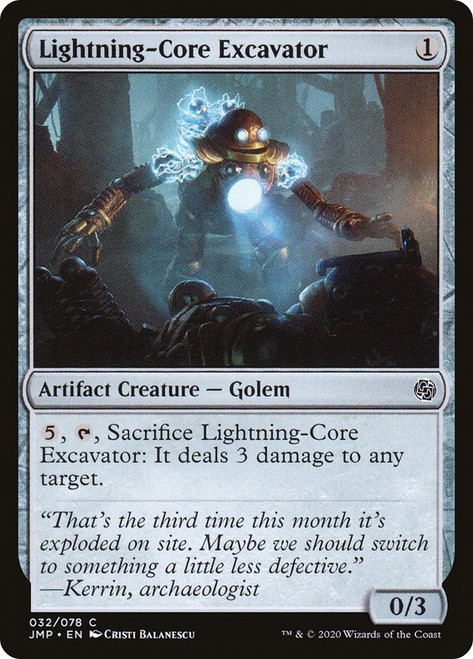 Lightning-Core Excavator\nJumpstart\nSingle\nMagic The Gathering