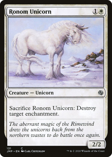 Ronom Unicorn\nJumpstart\nSingle\nMagic The Gathering