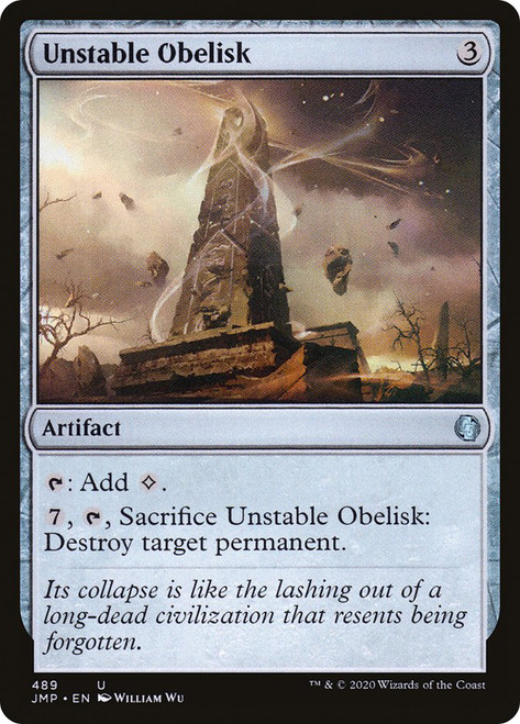 Unstable Obelisk\nJumpstart\nSingle\nMagic The Gathering