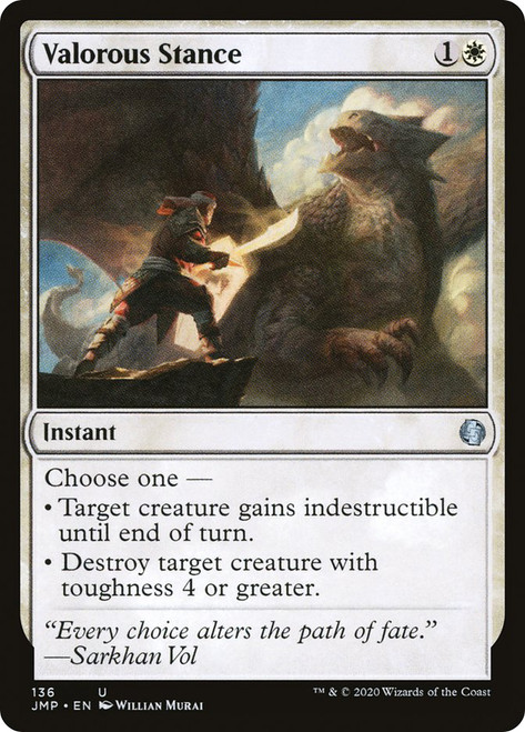 Valorous Stance\nJumpstart\nSingle\nMagic The Gathering