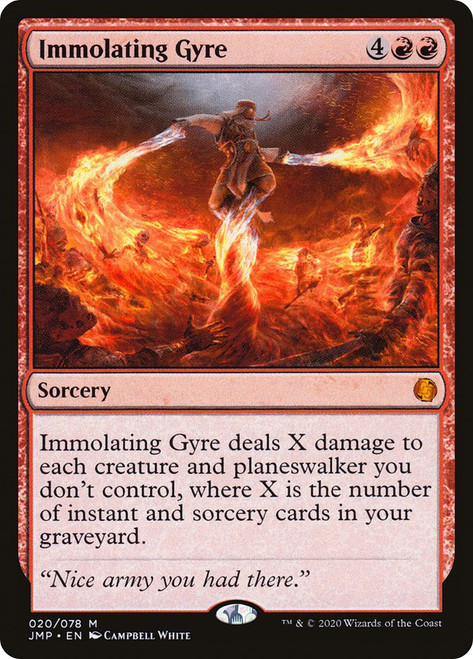 Immolating Gyre\nJumpstart\nSingle\nMagic The Gathering