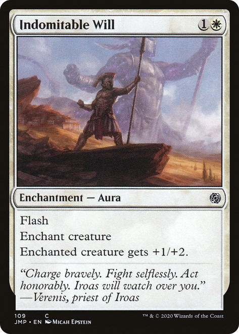 Indomitable Will\nJumpstart\nSingle\nMagic The Gathering