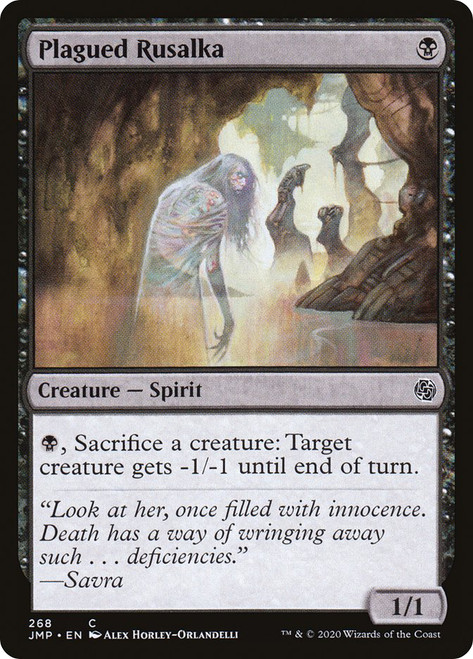 Plagued Rusalka\nJumpstart\nSingle\nMagic The Gathering