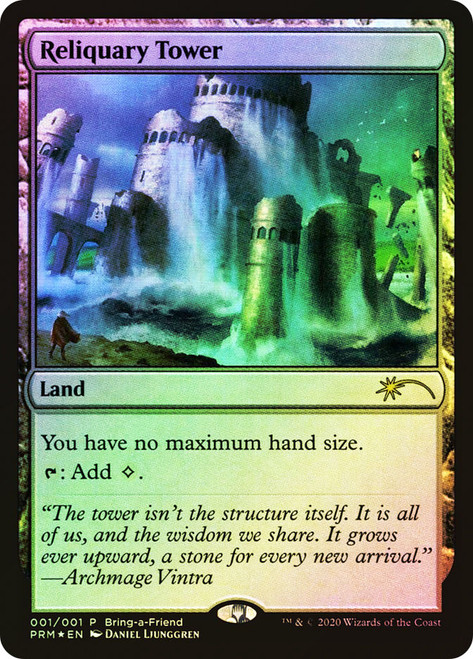 Reliquary Tower (Bring-a-Friend)\nPromo: General\nSingle\nMagic The Gathering