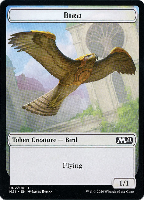 {Bird Token}\nCore Set 2021\nSingle\nMagic The Gathering