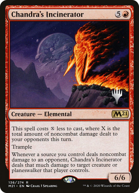Chandra's Incinerator (Promo Pack) (Core Set 2021)\nPromo: Planeswalker Stamped\nSingle\nMagic The Gathering
