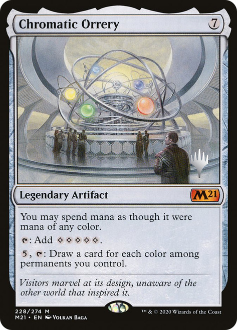 Chromatic Orrery (Promo Pack) (Core Set 2021)\nPromo: Planeswalker Stamped\nSingle\nMagic The Gathering