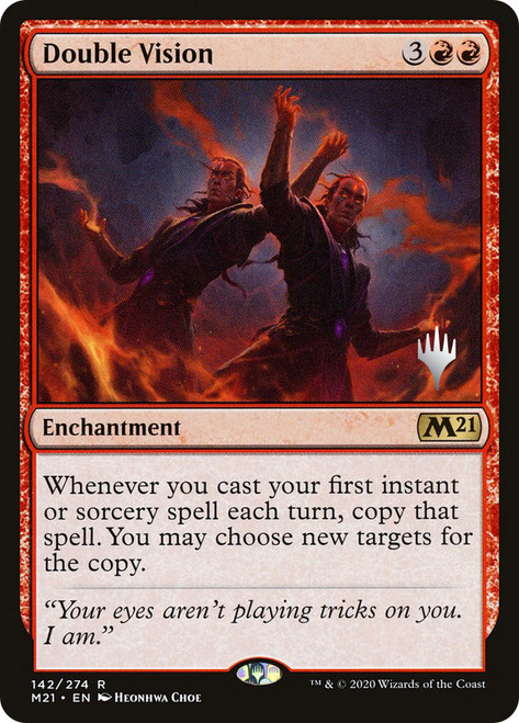 Double Vision (Promo Pack) (Core Set 2021)\nPromo: Planeswalker Stamped\nSingle\nMagic The Gathering