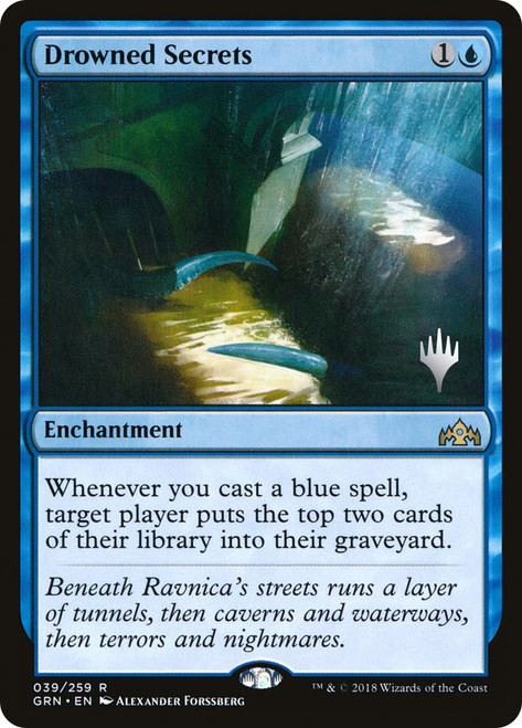 Drowned Secrets (Promo Pack) (Guilds of Ravnica)\nPromo: Planeswalker Stamped\nSingle\nMagic The Gathering