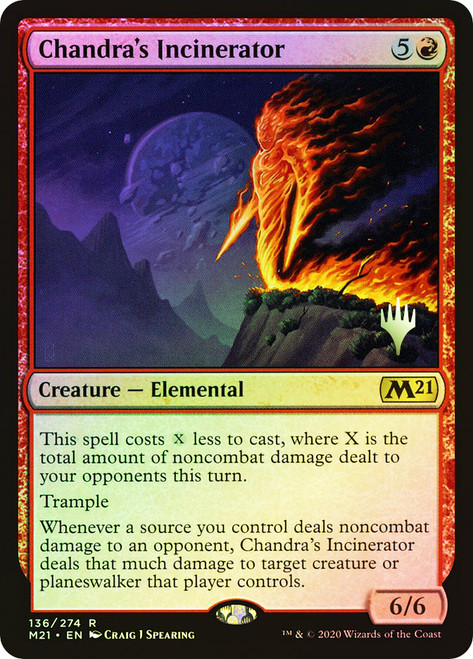 Chandra's Incinerator (Promo Pack) (Core Set 2021)\nPromo: Planeswalker Stamped\nSingle\nMagic The Gathering