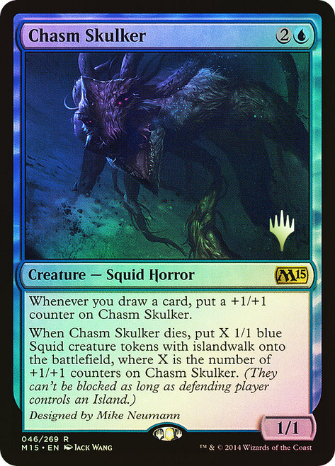 Chasm Skulker (Promo Pack) (Magic 2015 Core Set)\nPromo: Planeswalker Stamped\nSingle\nMagic The Gathering