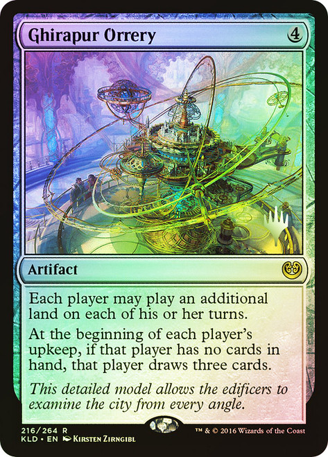 Ghirapur Orrery (Promo Pack) (Kaladesh)\nPromo: Planeswalker Stamped\nSingle\nMagic The Gathering