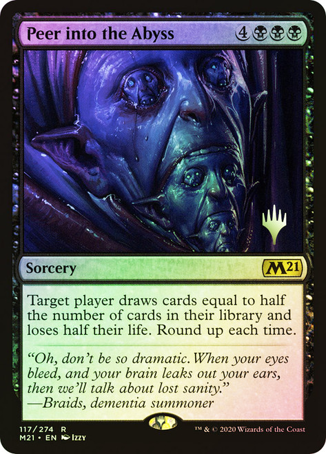 Peer into the Abyss (Promo Pack) (Core Set 2021) | Promo