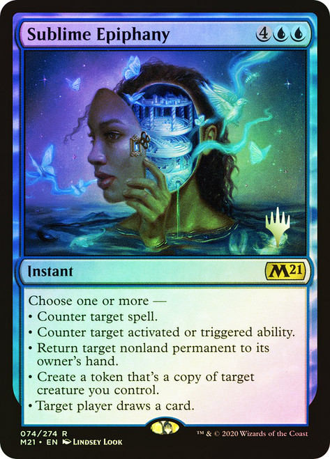 Sublime Epiphany (Promo Pack) (Core Set 2021)\nPromo: Planeswalker Stamped\nSingle\nMagic The Gathering