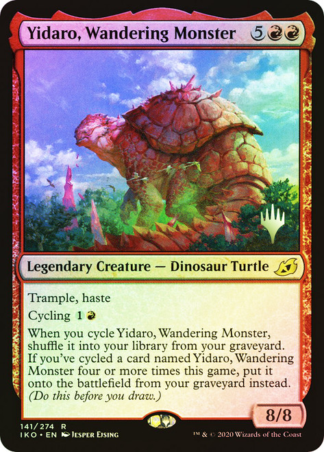 Yidaro, Wandering Monster (Promo Pack) (Ikoria: Lair of Behemoths)\nPromo: Planeswalker Stamped\nSingle\nMagic The Gathering
