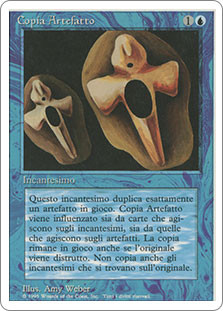 Copy Artifact
3rd Edition/Revised - Italian
Single
Magic The Gathering