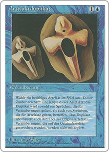 Copy Artifact
3rd Edition/Revised - German
Single
Magic The Gathering