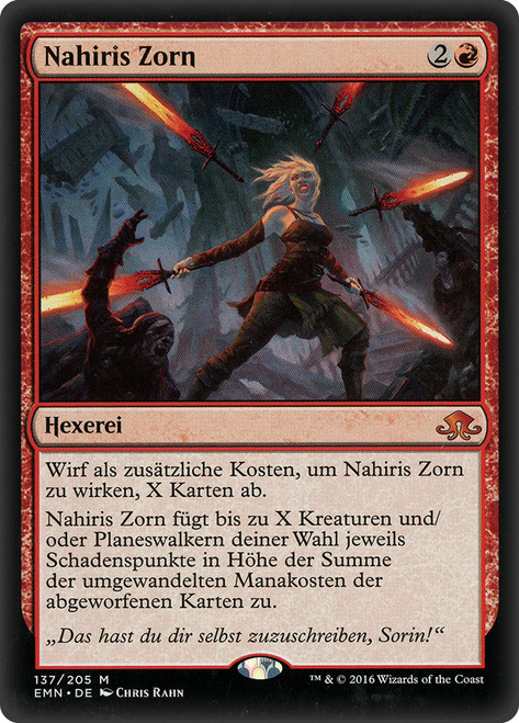 Nahiri's Wrath
Eldritch Moon
Single
Magic The Gathering