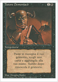 Demonic Tutor
3rd Edition/Revised - Italian
Single
Magic The Gathering