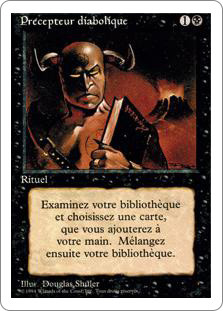 Demonic Tutor
3rd Edition/Revised - French
Single
Magic The Gathering