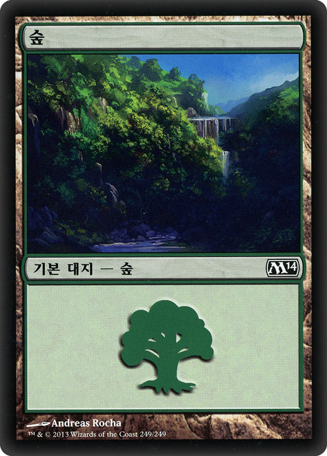 森紙14 Forest (#249) | Magic 2014 - Chinese - Simplified | Star City Games