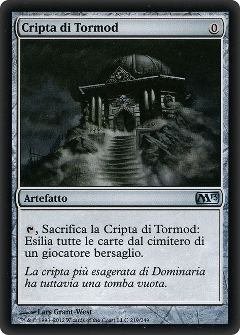 Tormod's Crypt
Magic 2013 Core Set
Single
Magic The Gathering