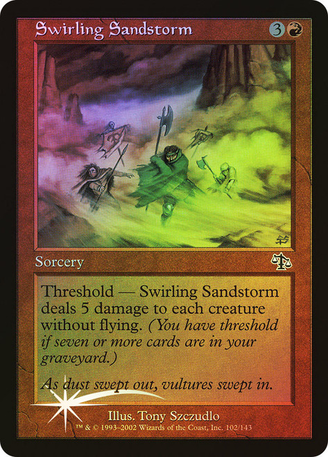 Swirling Sandstorm\nJudgment\nSingle\nMagic The Gathering