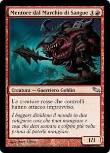 Bloodmark Mentor
Shadowmoor
Single
Magic The Gathering