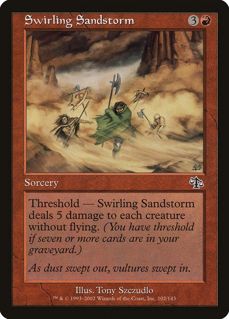 Swirling Sandstorm\nJudgment\nSingle\nMagic The Gathering