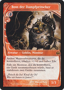 Steamflogger Boss
Future Sight
Single
Magic The Gathering