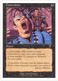 Duress
7th Edition
Single
Magic The Gathering