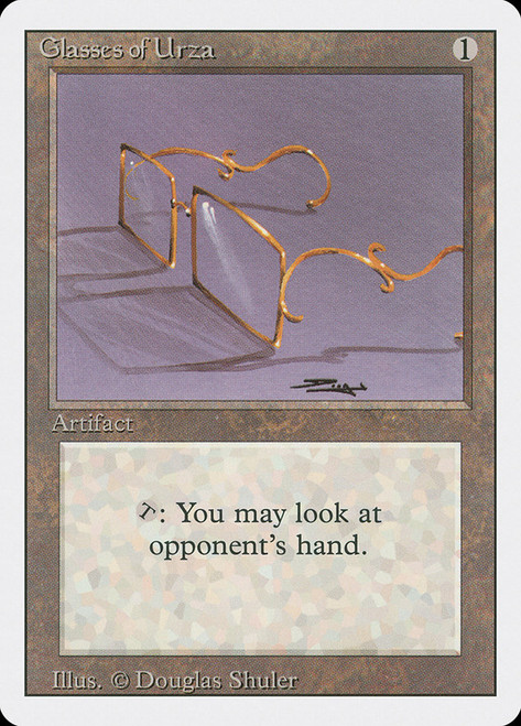 Glasses of Urza\n3rd Edition/Revised\nSingle\nMagic The Gathering