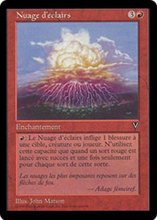 Lightning Cloud
Visions
Single
Magic The Gathering