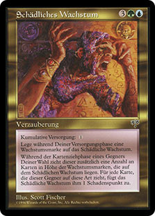 Malignant Growth
Mirage
Single
Magic The Gathering