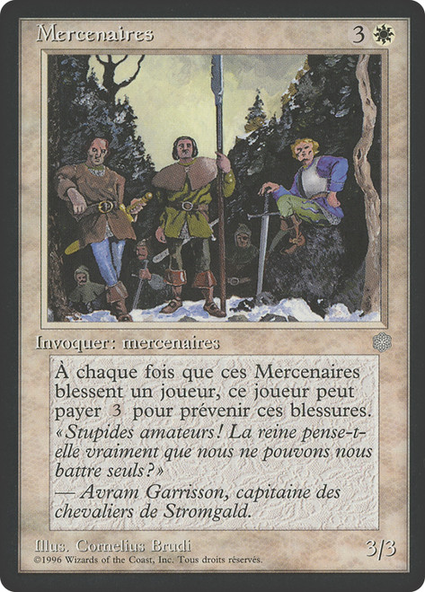 Mercenaries
Ice Age
Single
Magic The Gathering