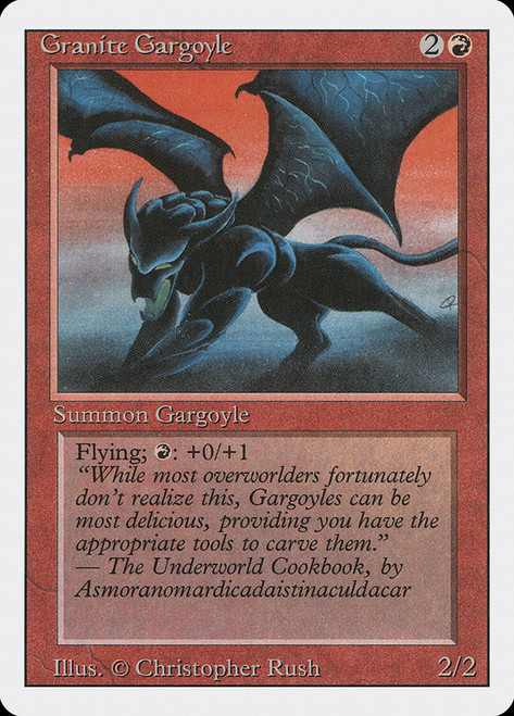 Granite Gargoyle\n3rd Edition/Revised\nSingle\nMagic The Gathering
