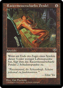 Razor Pendulum
Mirage
Single
Magic The Gathering