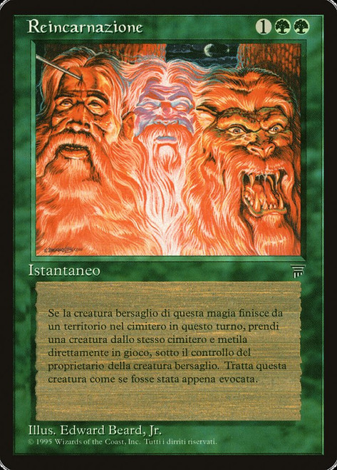 Reincarnation
Legends
Single
Magic The Gathering