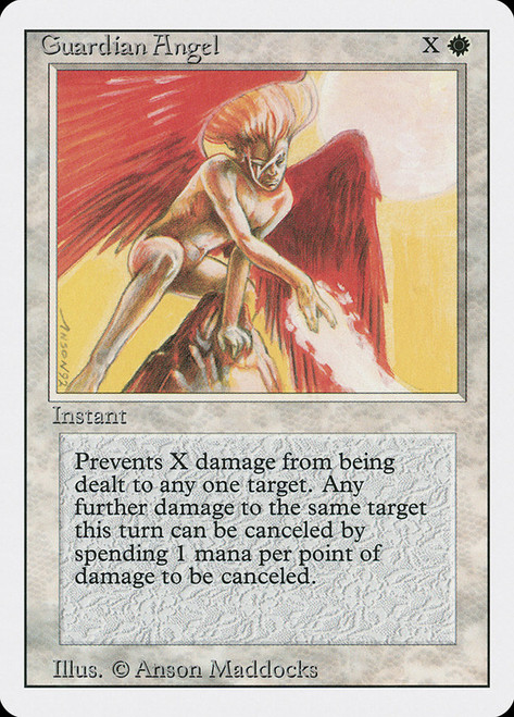 Guardian Angel\n3rd Edition/Revised\nSingle\nMagic The Gathering